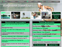 Tablet Screenshot of bangladeshtraveltour.com